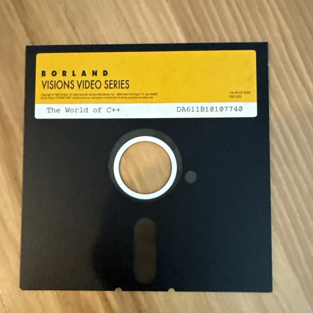 BORLAND VISIONS VIDEO SERIES, World of C++, 5.25